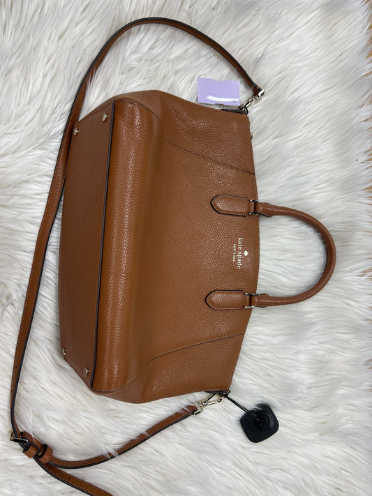 Handbag By Kate Spade In Brown, Size:Large