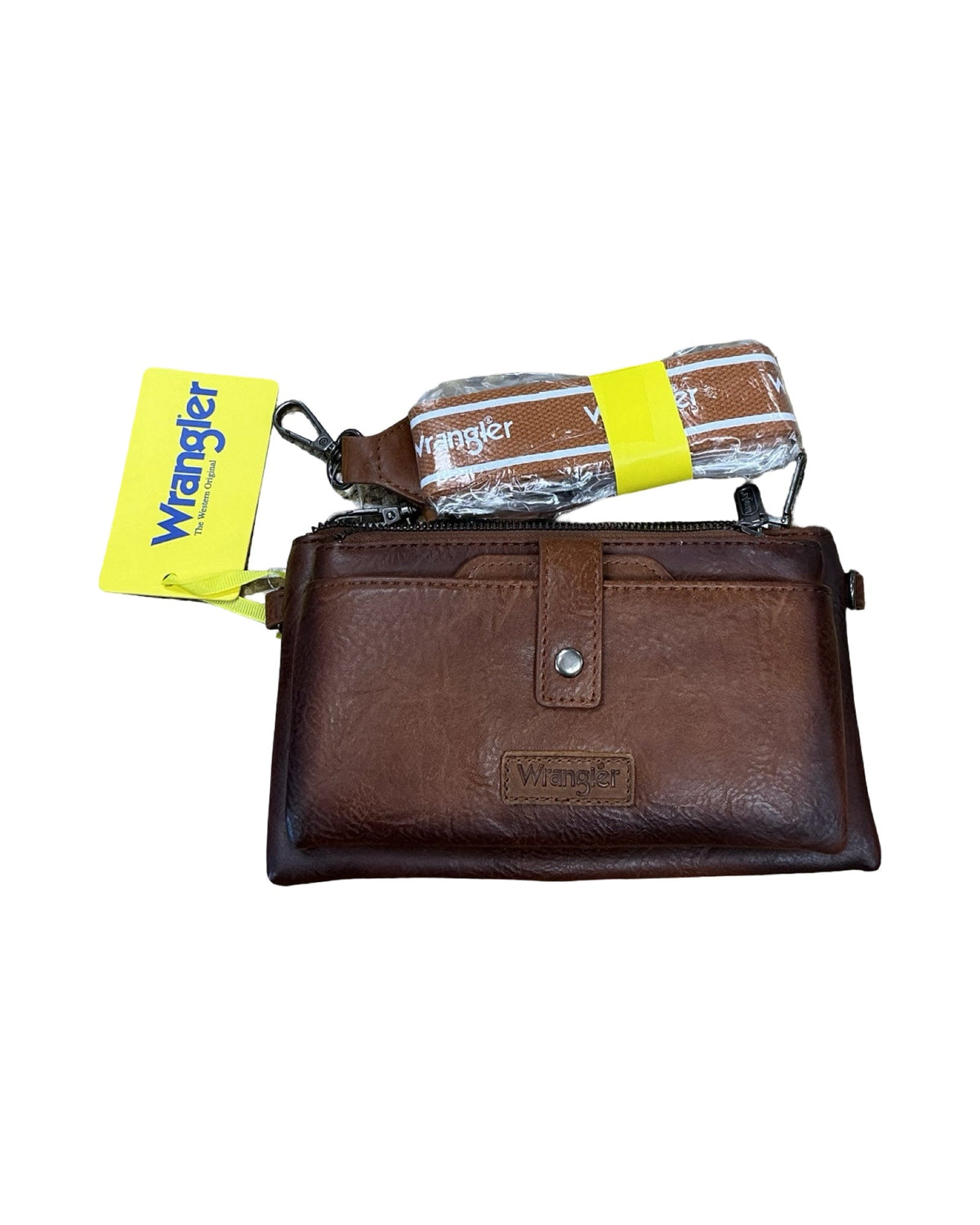 Crossbody By Wrangler In Brown, Size:Medium