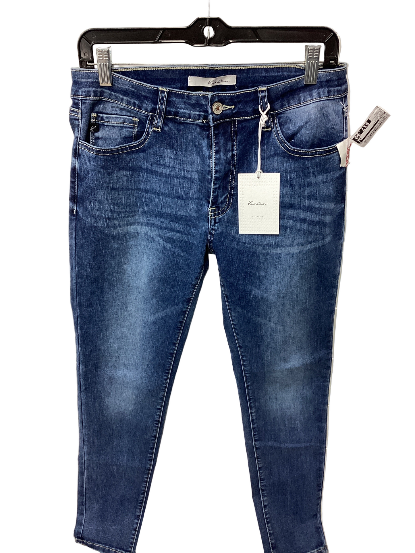 Jeans Skinny By Kancan In Blue Denim, Size:6L