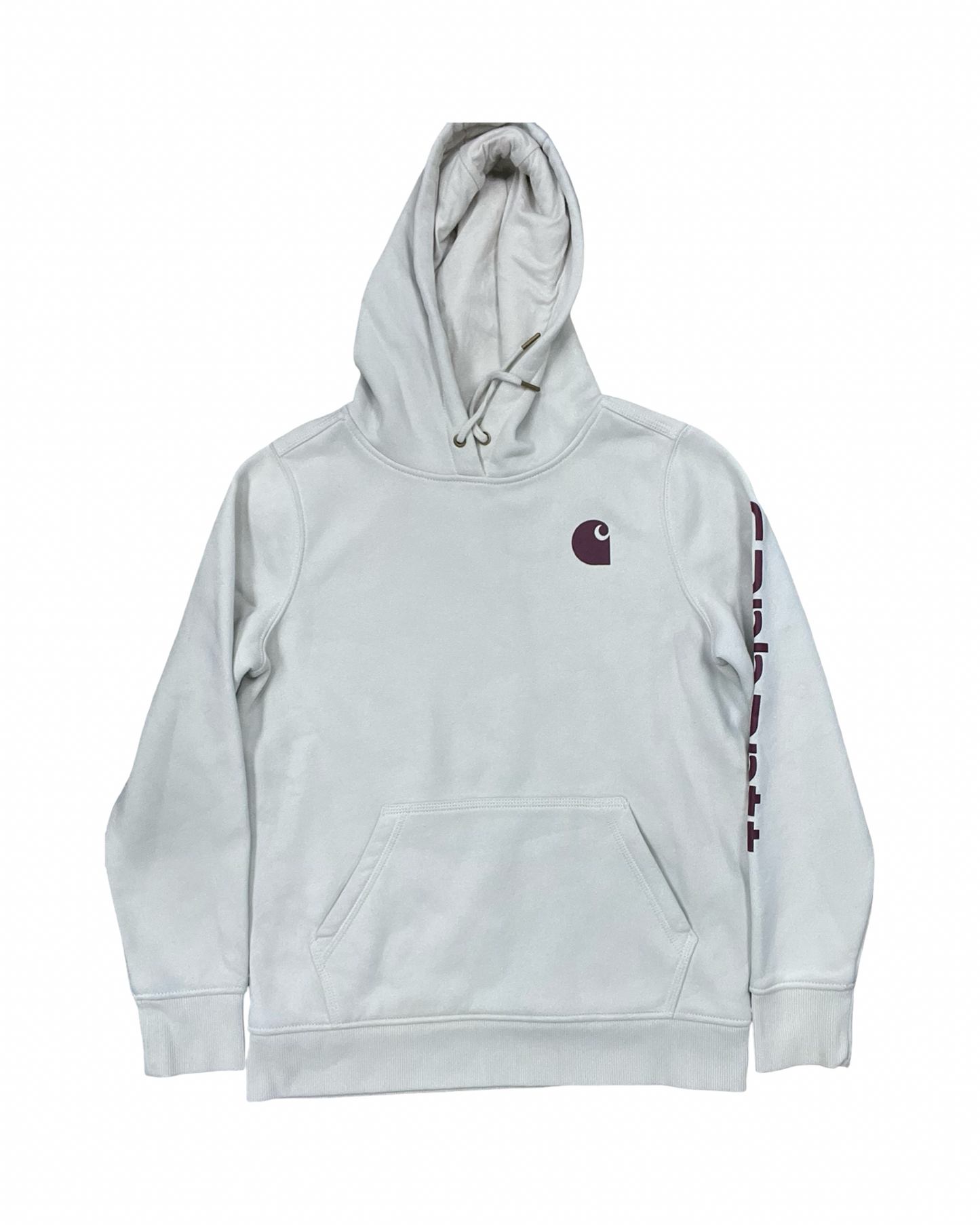 Sweatshirt Hoodie By Carhartt In Cream, Size:M