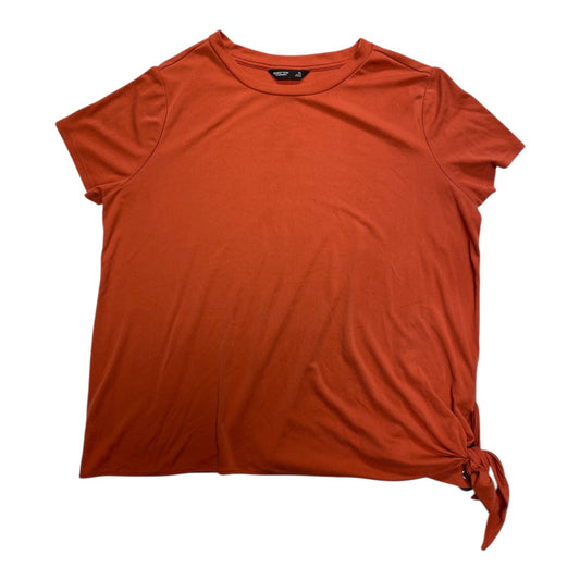 Top Ss By Simply Vera In Orange, Size:Xl