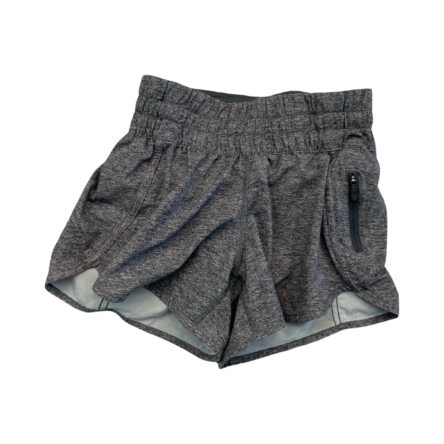 Athletic Shorts By Lululemon In Grey, Size:2