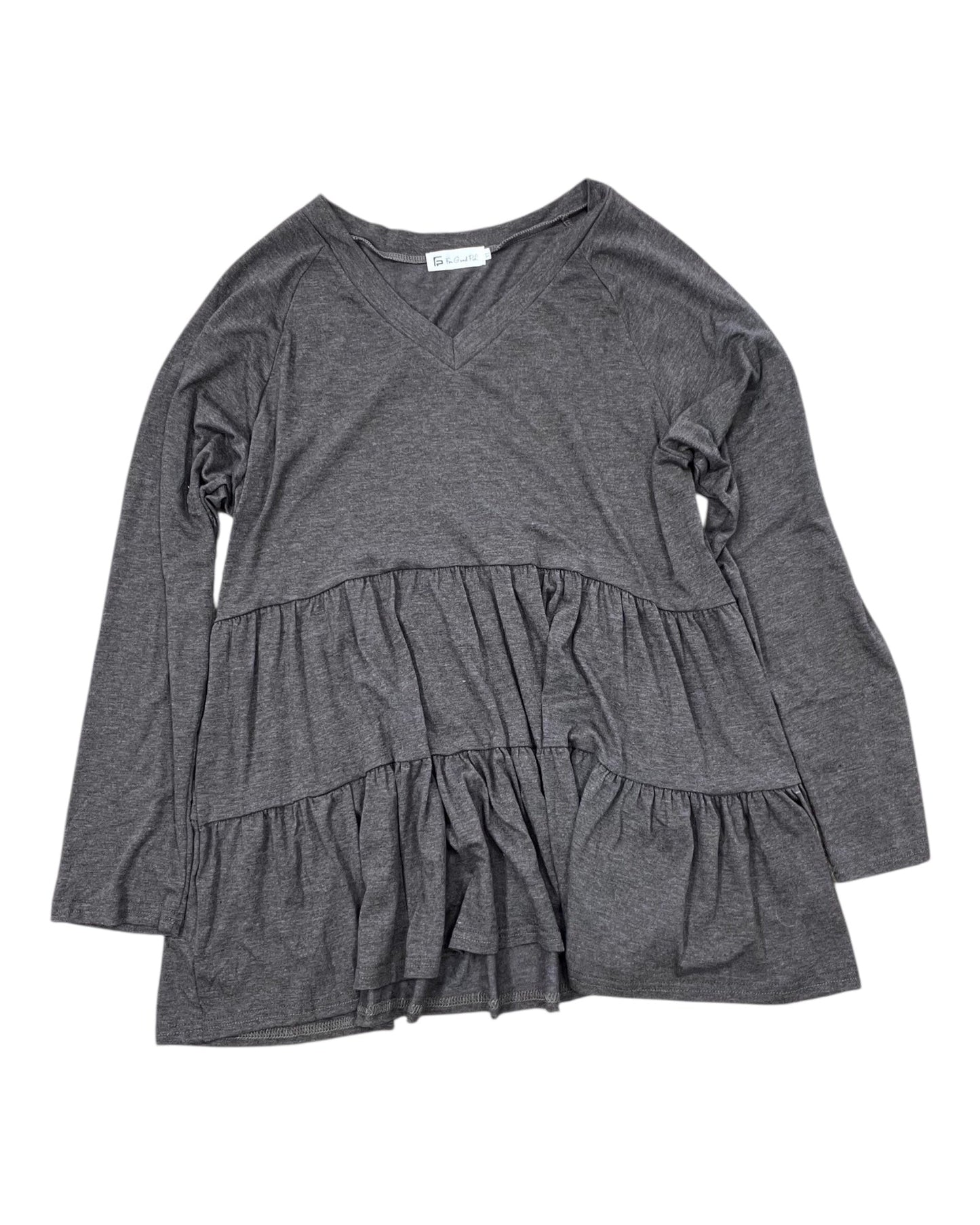 Top Ls By Clothes Mentor In Brown, Size:Xl