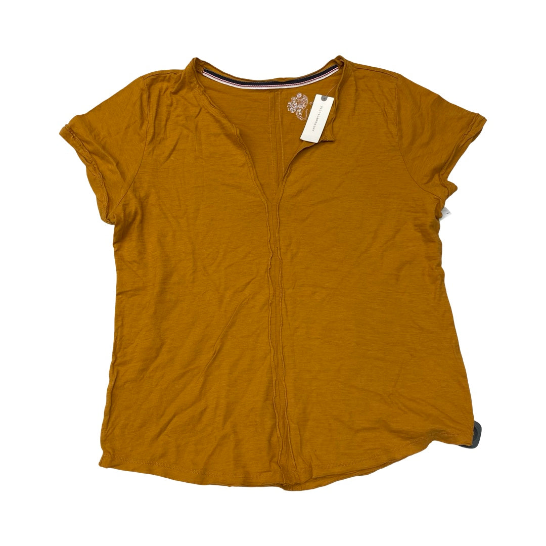 Top Ss By Pilcro In Gold, Size:L
