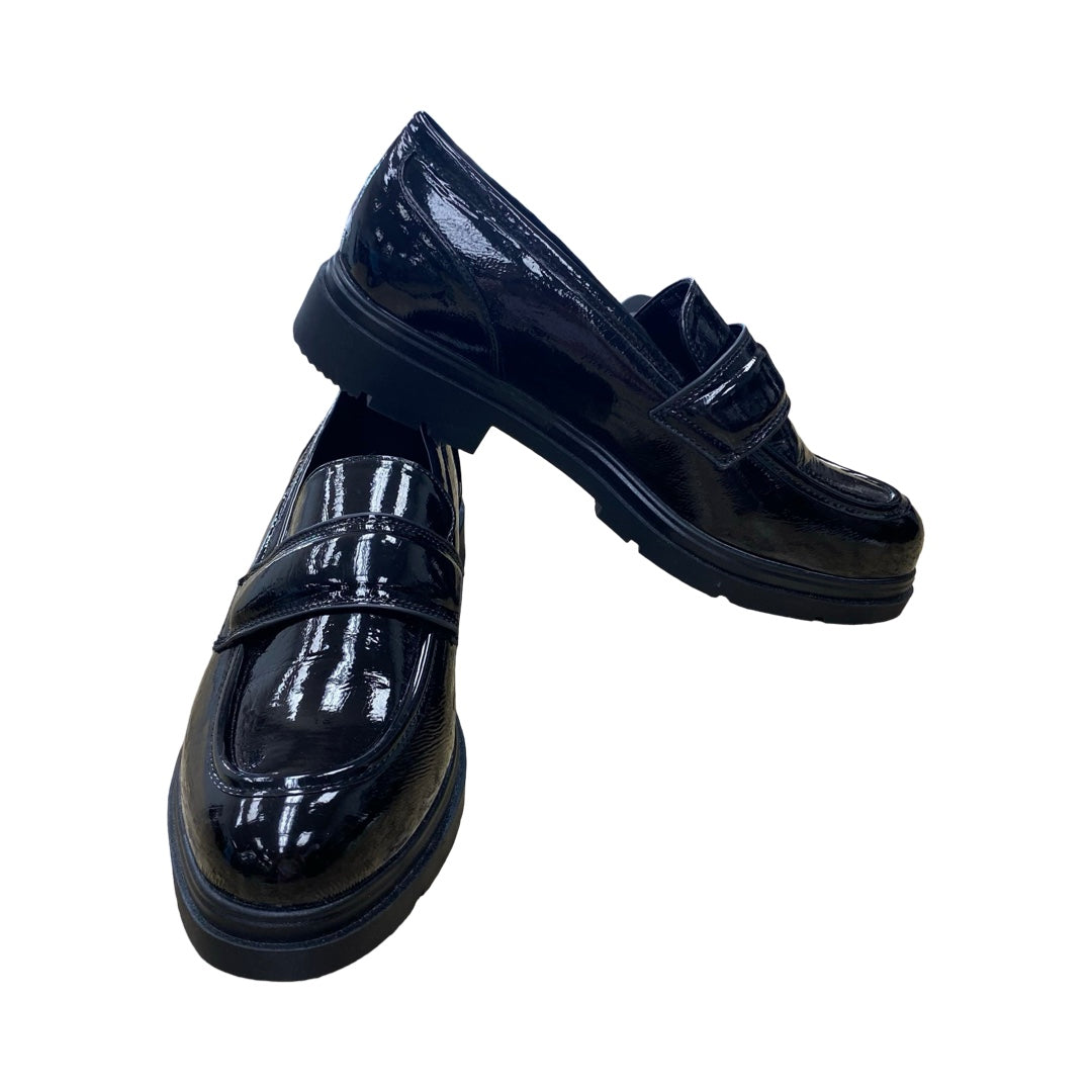 Shoes Flats By Cmc In Black, Size:10