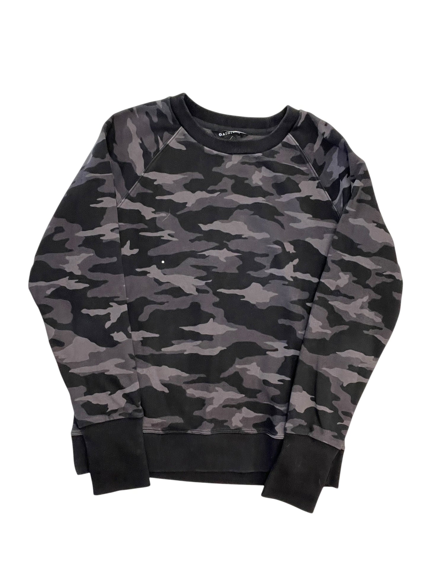 Sweatshirt Crewneck By Athleta In Camouflage Print, Size:S