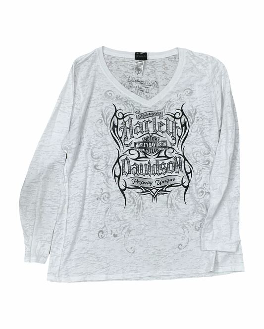 Top Ls By Harley Davidson In White, Size:Xl