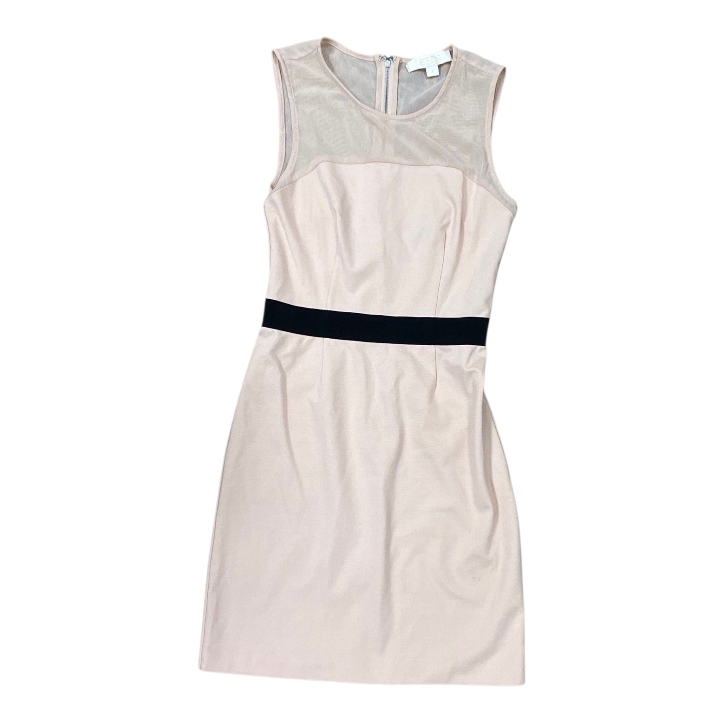Dress Casual Midi By Clothes Mentor In Peach, Size:4