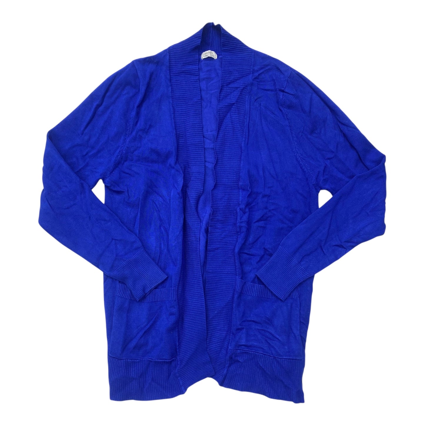 Sweater Cardigan By Clothes Mentor In Blue, Size:1X