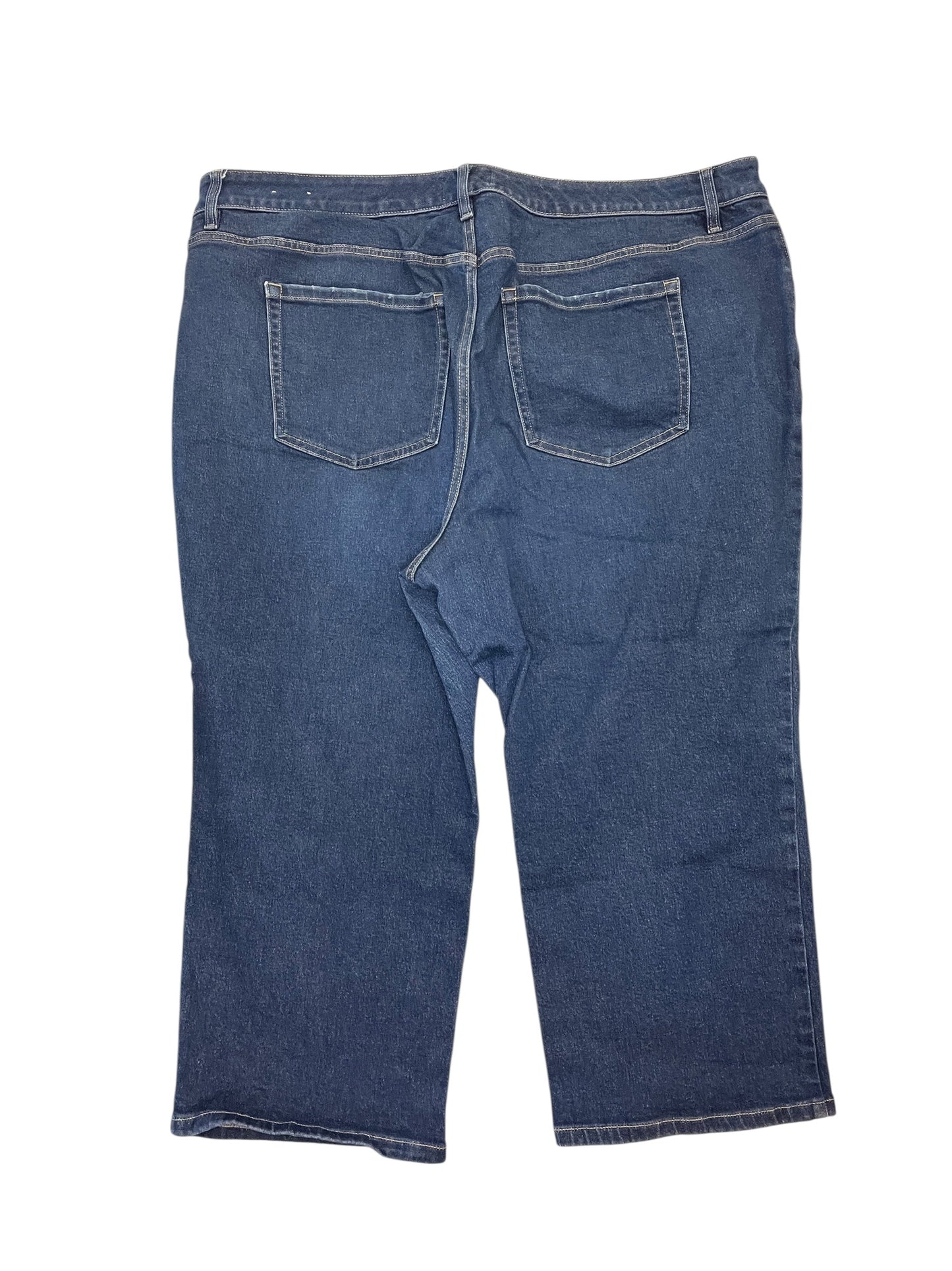 Jeans Straight By Lane Bryant In Blue Denim, Size:22