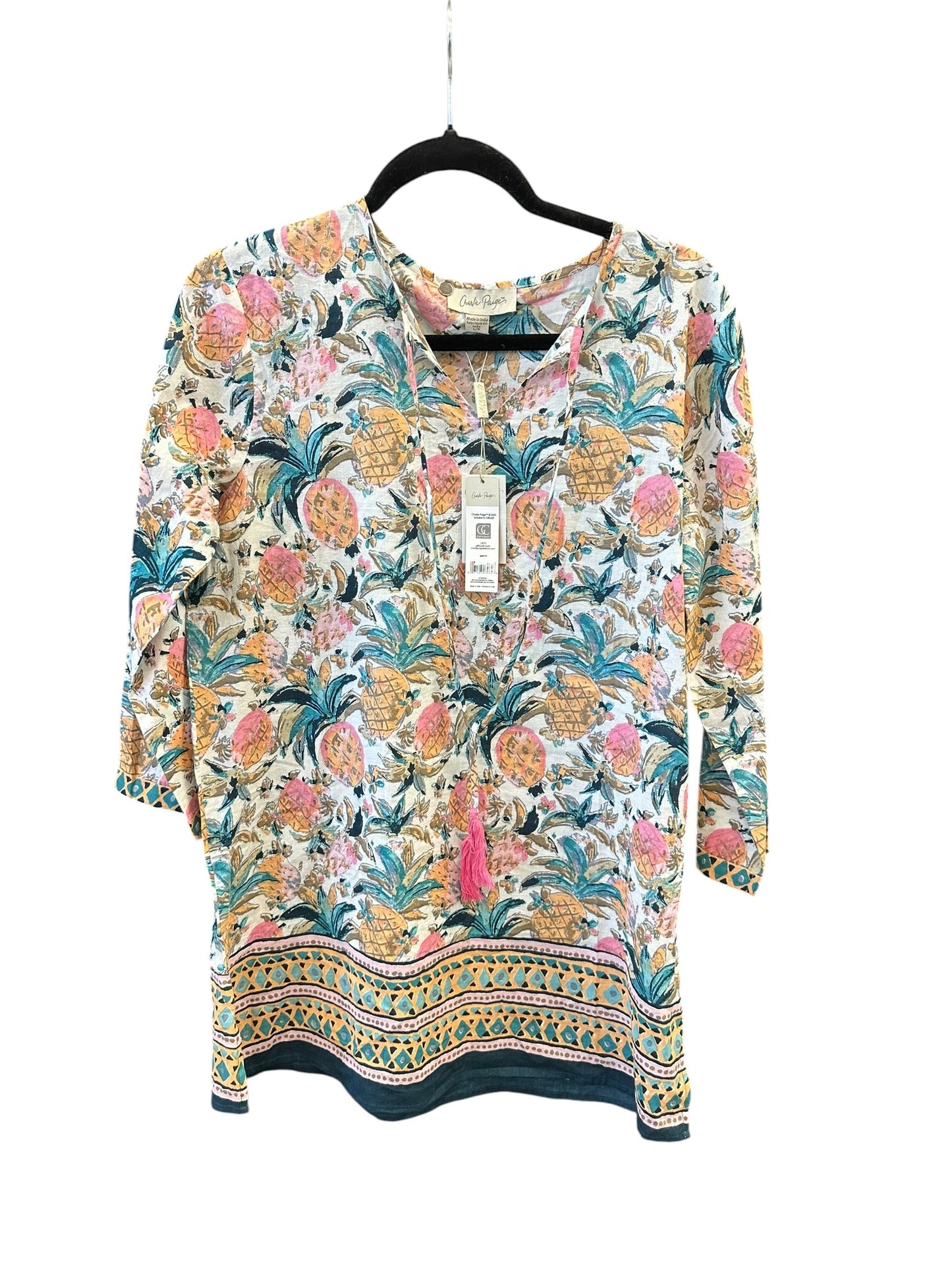 Top Ls By Charlie Paige In Multi, Size:L