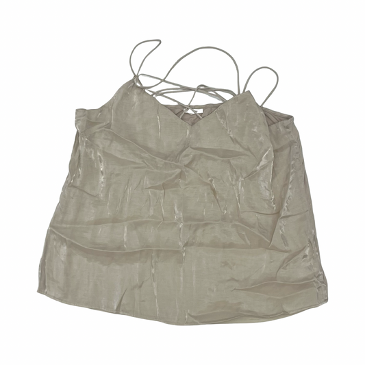 Blouse Sleeveless By Maurices In Tan, Size:2X