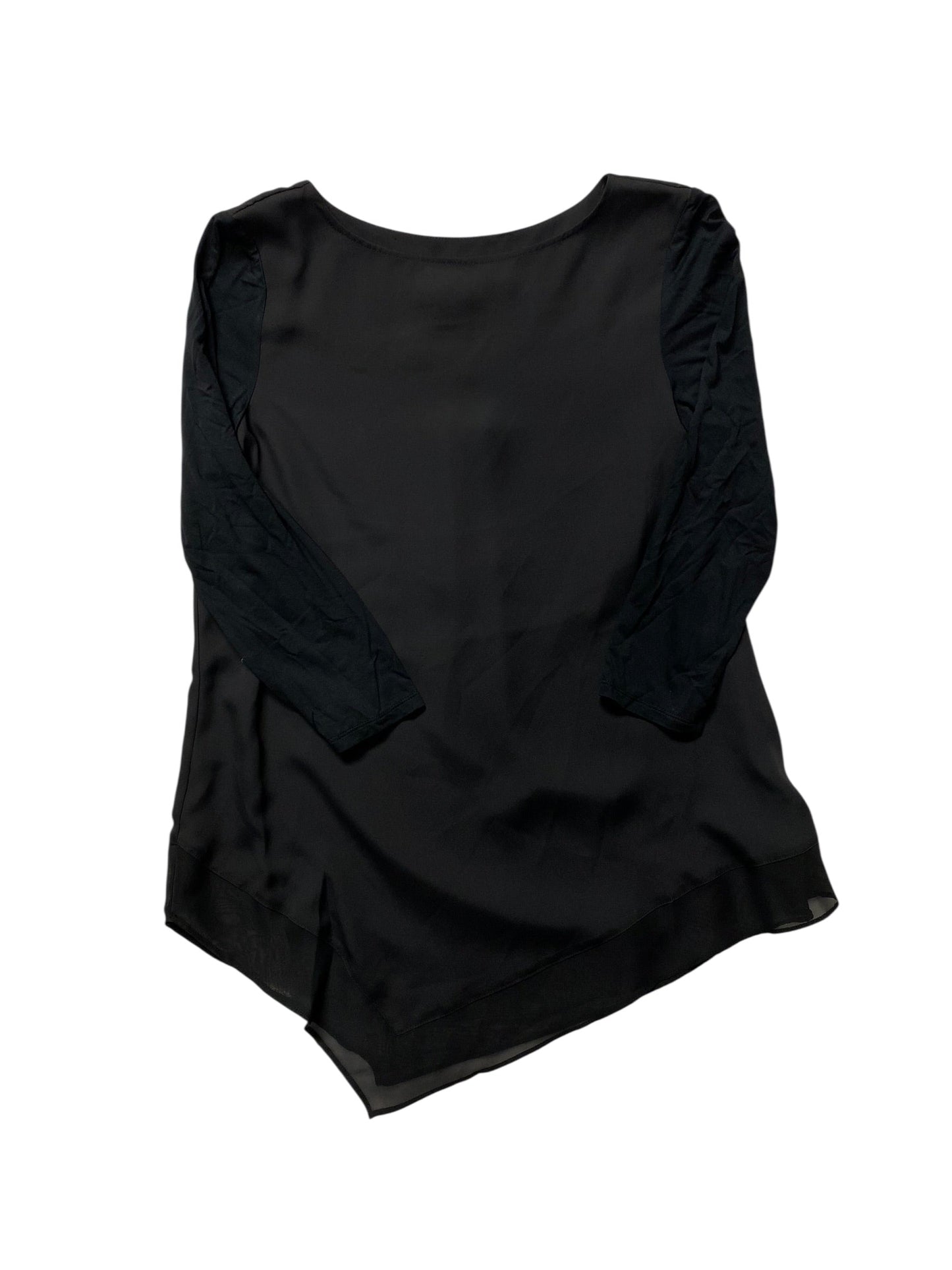 Top 3/4 Sleeve By Jones New York In Black, Size:6
