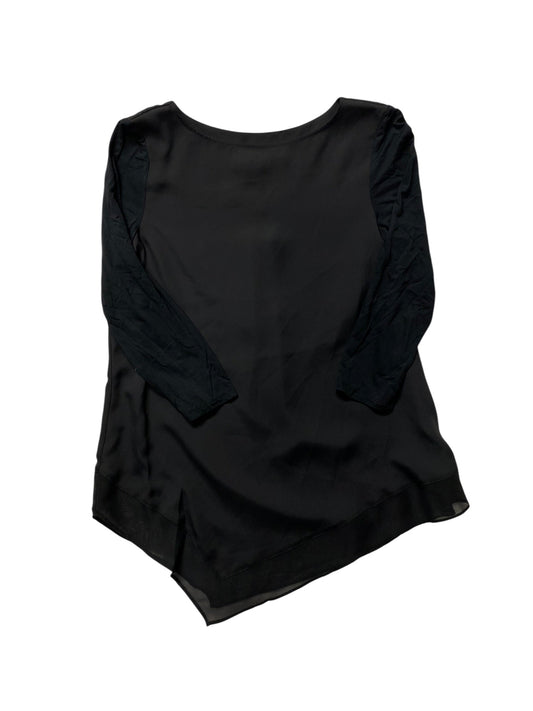Top 3/4 Sleeve By Jones New York In Black, Size:6