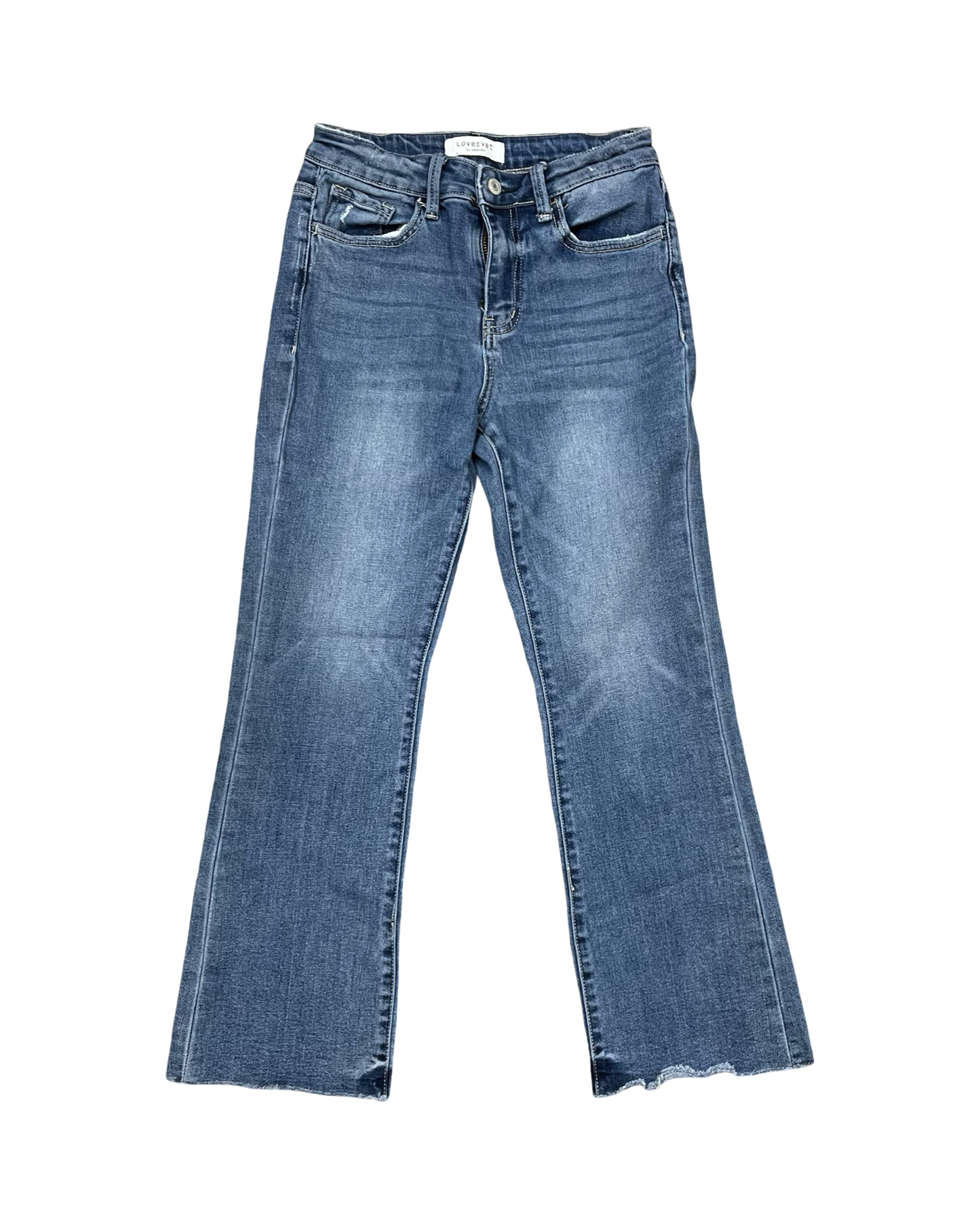 Jeans Straight By Lovervet In Blue Denim, Size:2