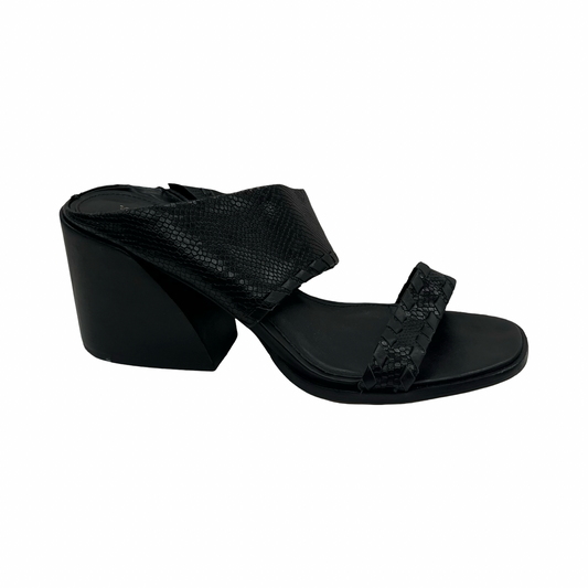 Sandals Heels Block By Vince Camuto In Black, Size:7
