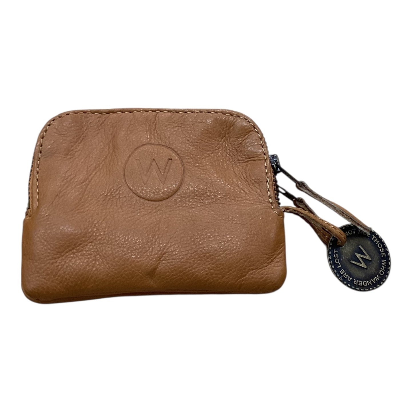 Wallet Leather By Cma In Brown, Size:Small
