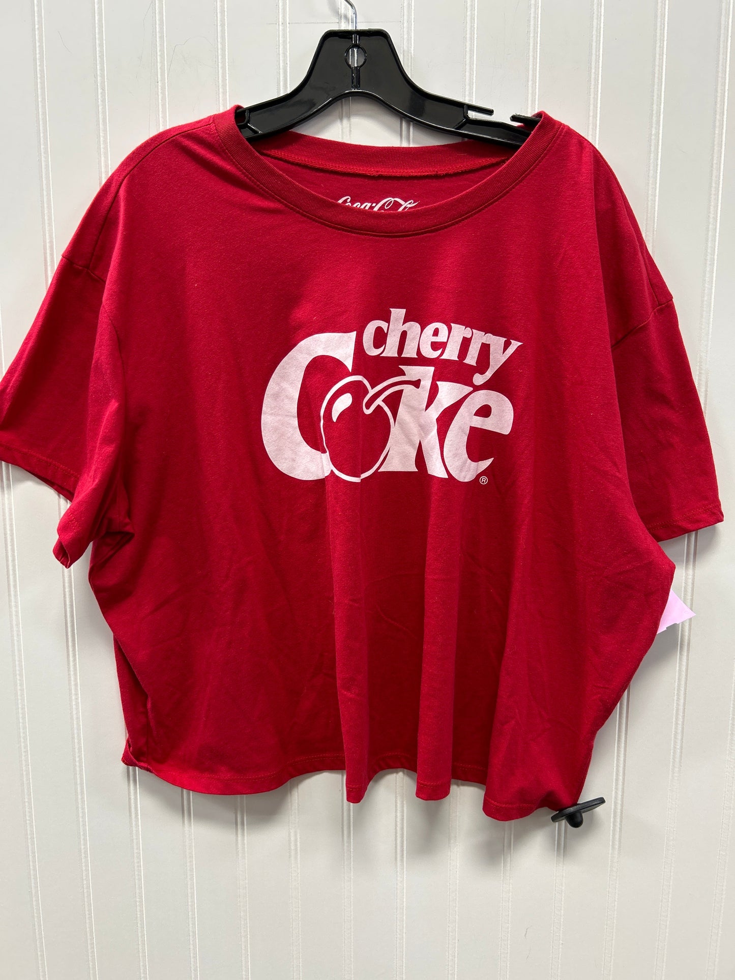 Top Ss By Clothes Mentor In Red, Size:2X