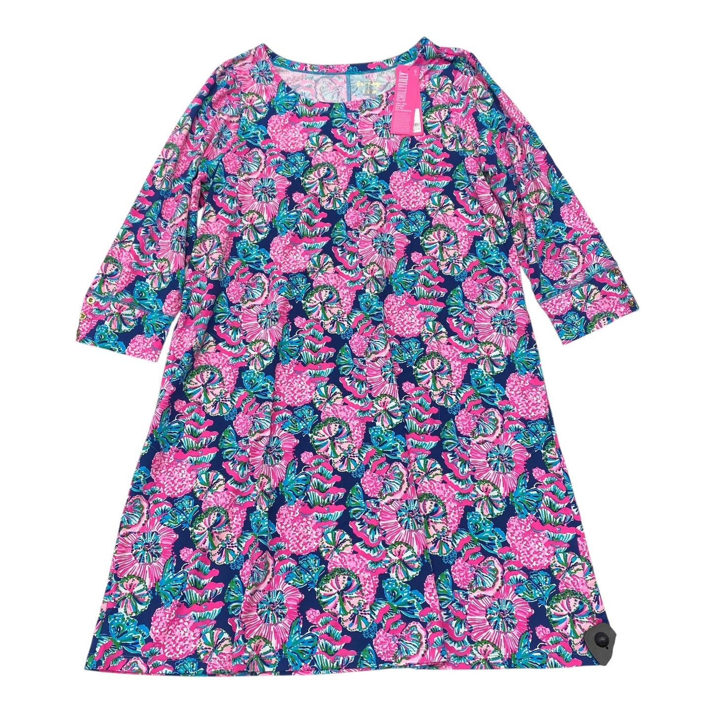 Dress Designer By Lilly Pulitzer In Blue & Pink, Size:Xl