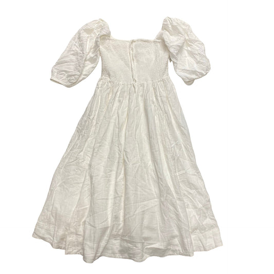 Dress Casual Maxi By Quince In White, Size:L