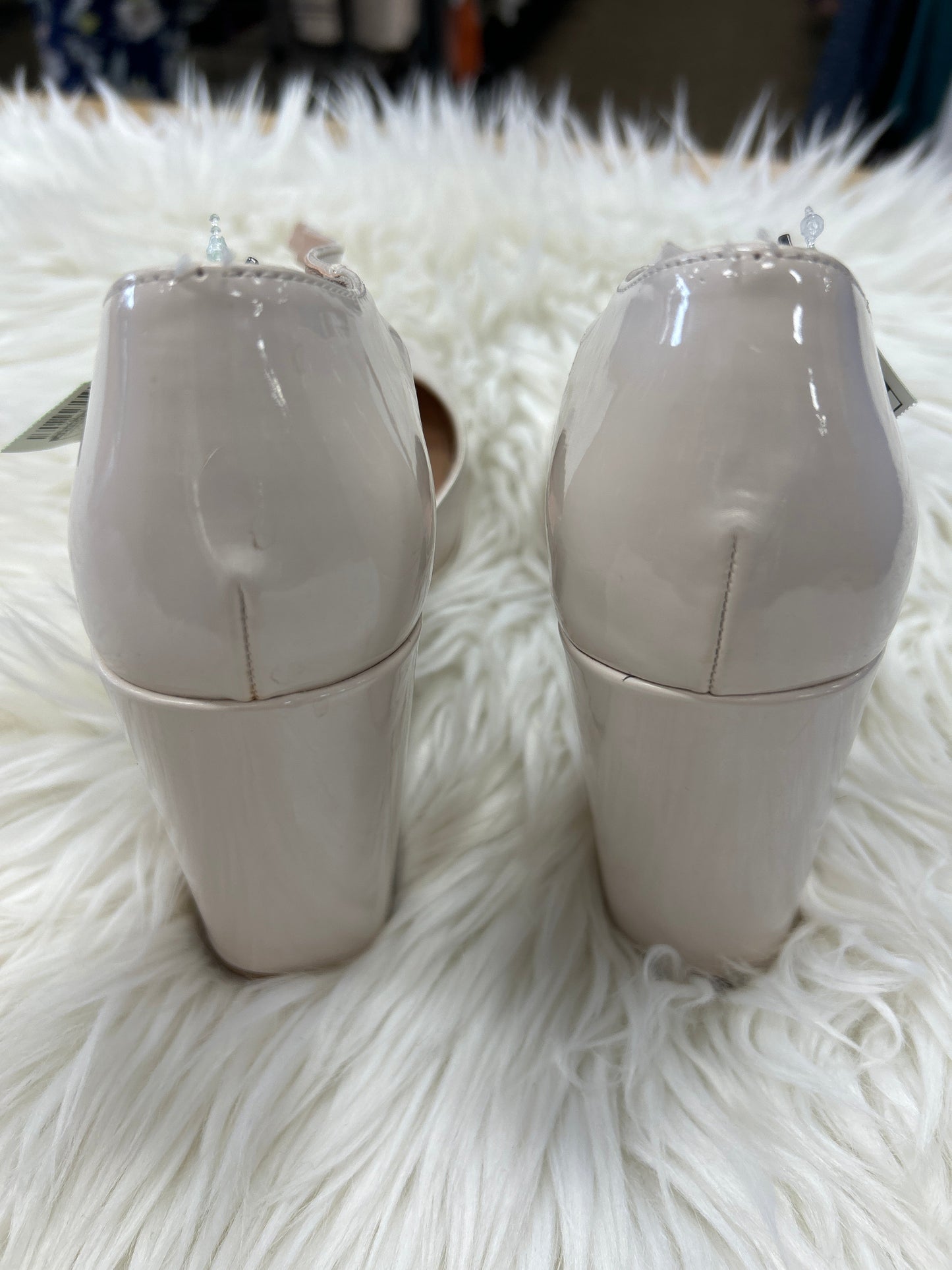 Sandals Heels Block By Madden Girl In Tan, Size:7.5
