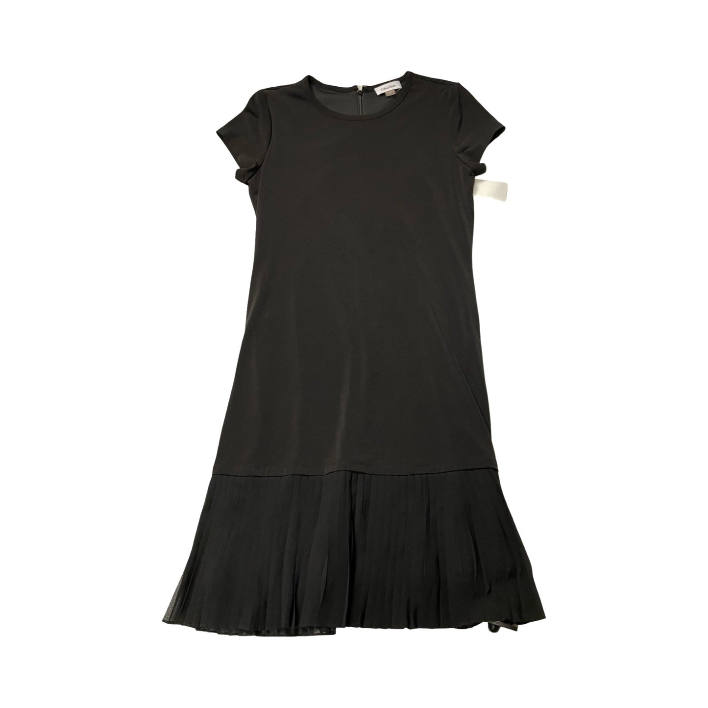 Dress Casual Midi By Calvin Klein In Black, Size:6