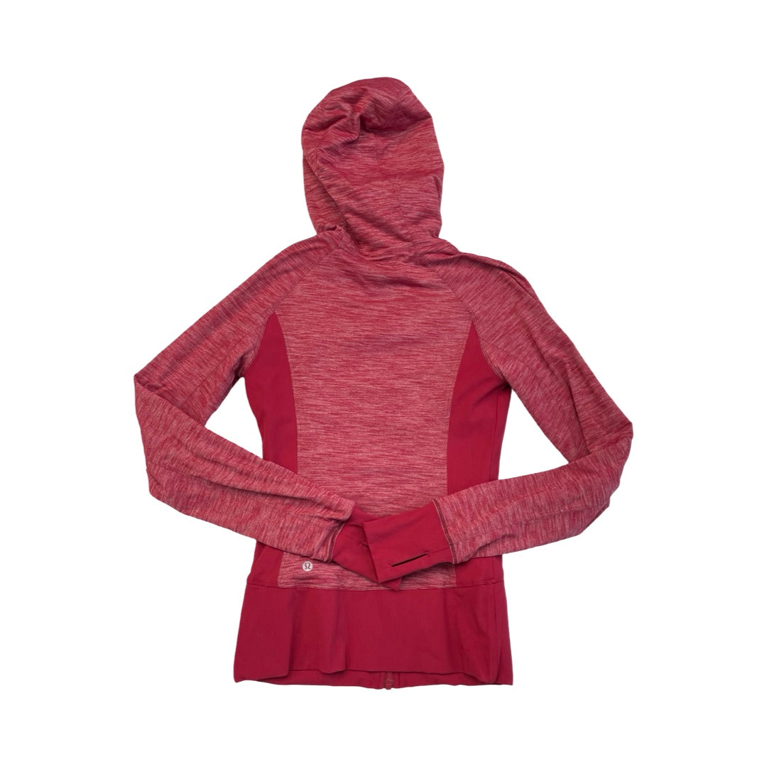 Athletic Jacket By Lululemon In Pink, Size:6