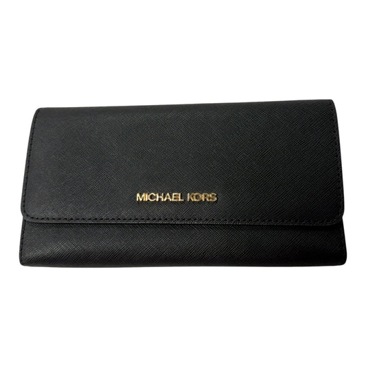 Wallet Designer By Michael Kors In Black, Size:Medium