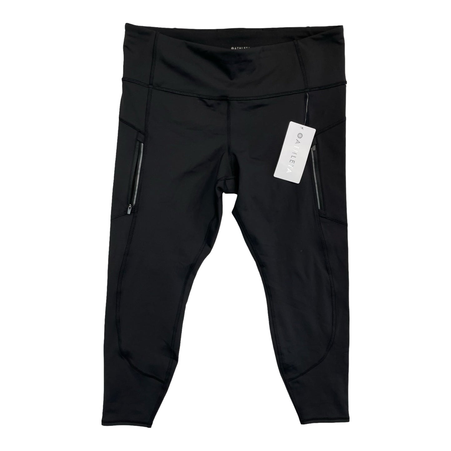 Athletic Leggings By Athleta In Black, Size:Xl