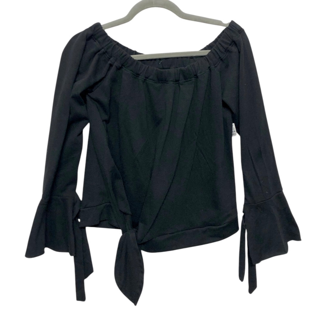 Top Ls By Active Usa In Black, Size:S