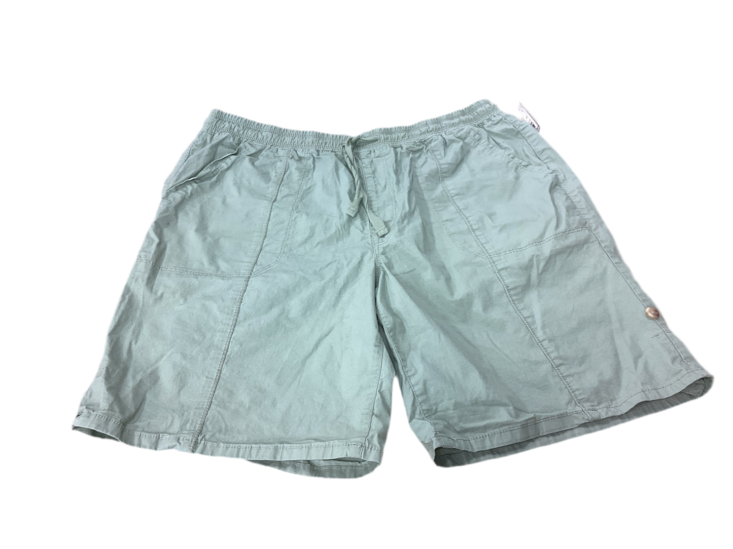 Shorts By Curve Appeal In Green, Size:16