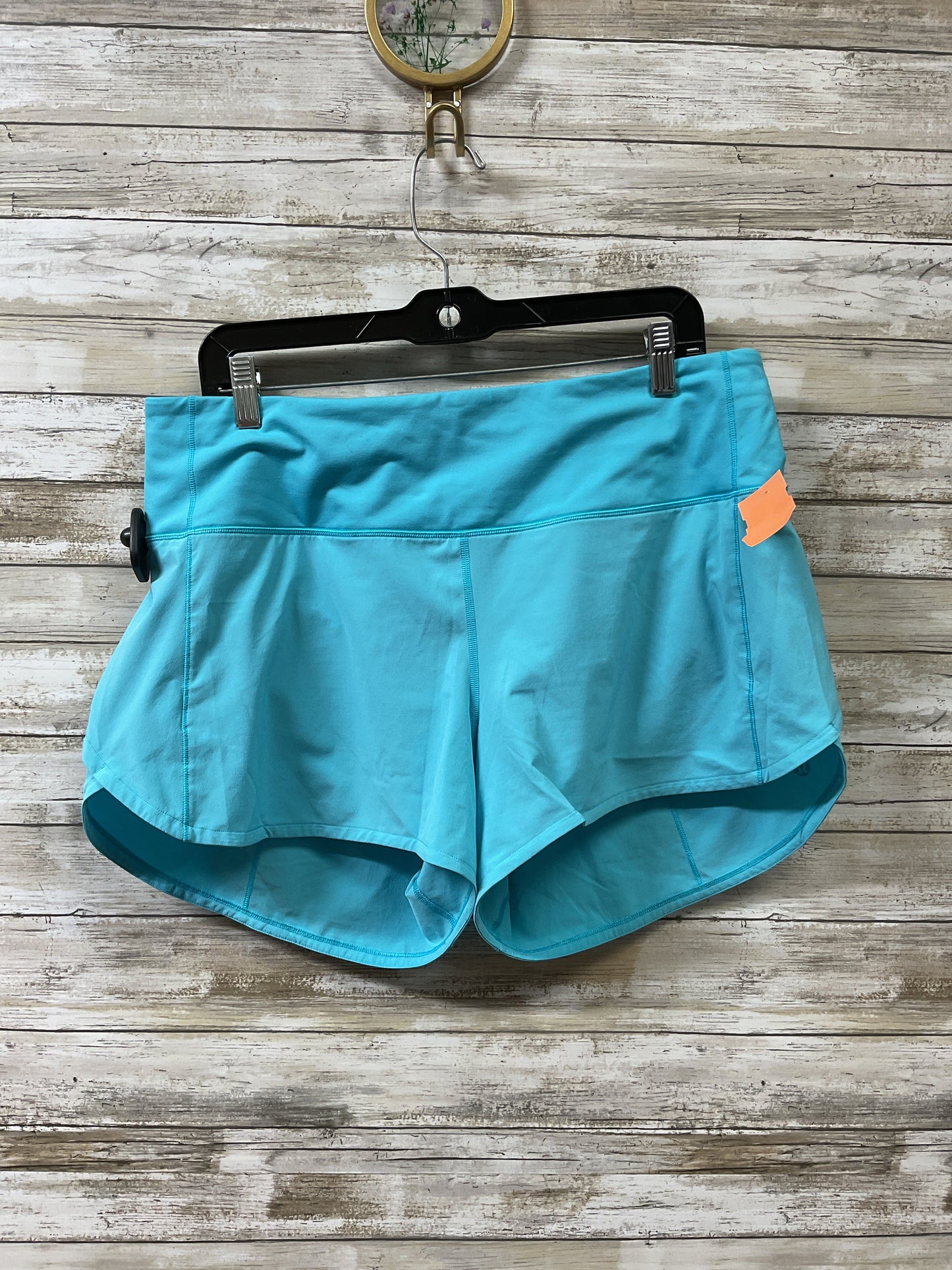 Athletic Shorts By Lululemon In Blue, Size:12
