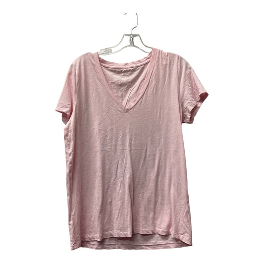Top Ss Basic By J. Crew In Pink, Size:L