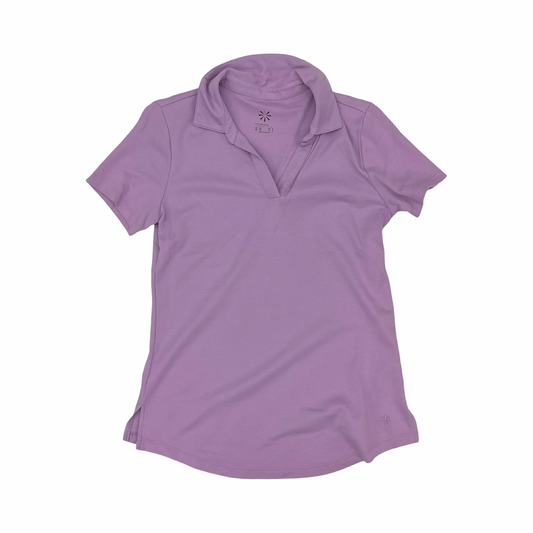 Top Ss By Isaac Mizrahi Live Qvc In Purple, Size:Xs