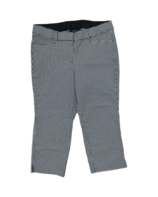 Pants Cropped By Lane Bryant In Black & White, Size:16