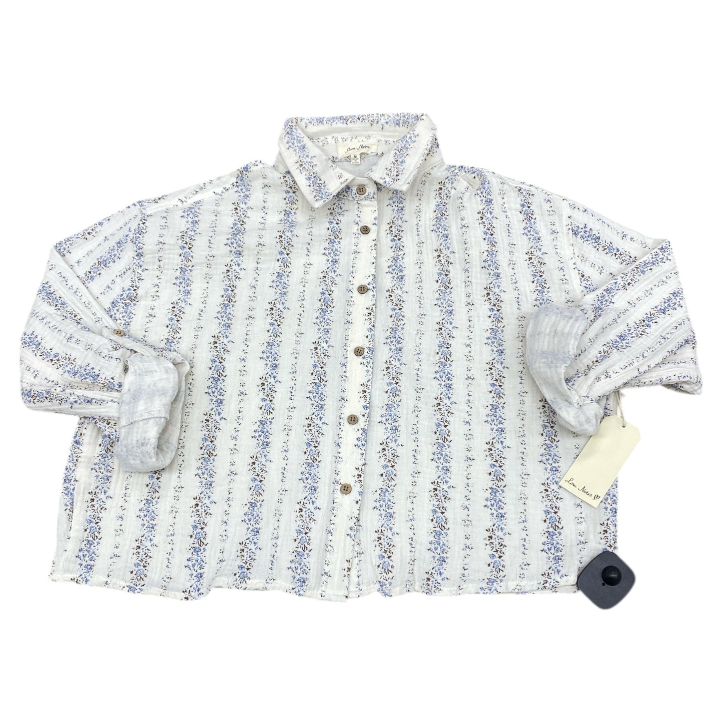 Top Ls By Love Notes In White, Size:M