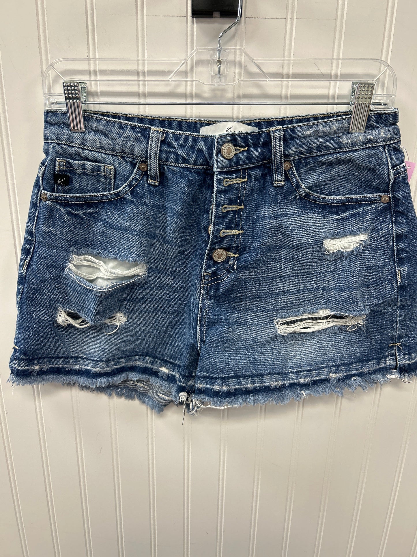 Shorts By Kancan In Blue Denim, Size:M