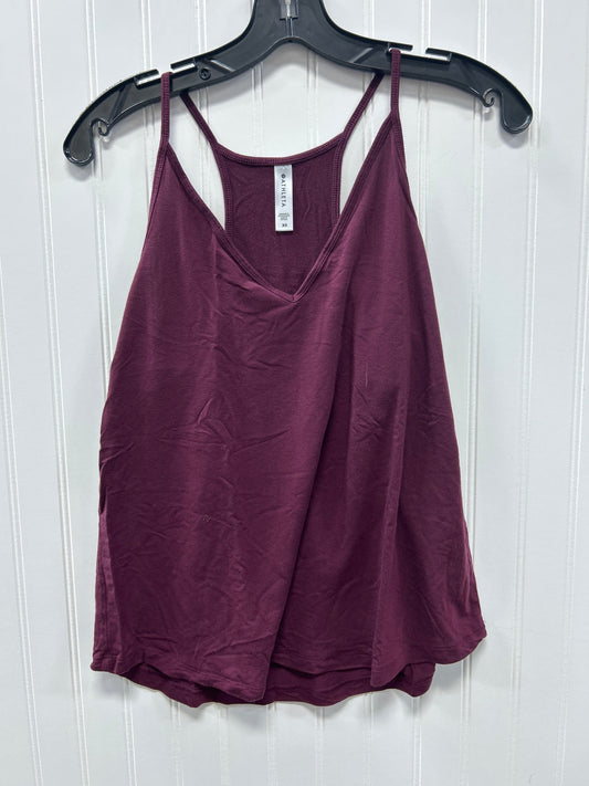 Athletic Tank Top By Athleta In Maroon, Size:Xs