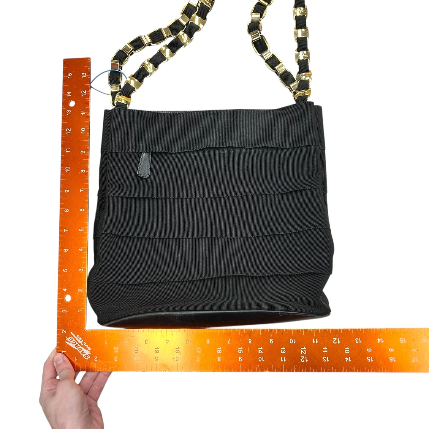 Handbag Luxury Designer By Ferragamo, Size: Medium