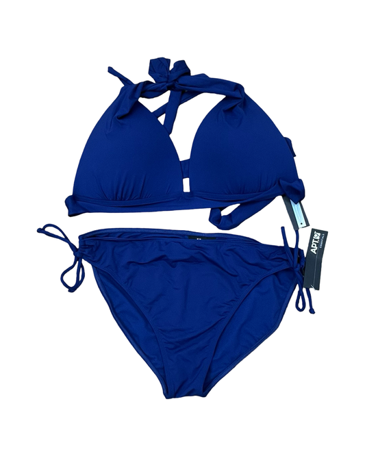 Swimsuit 2Pc By Apt 9 In Navy, Size:L