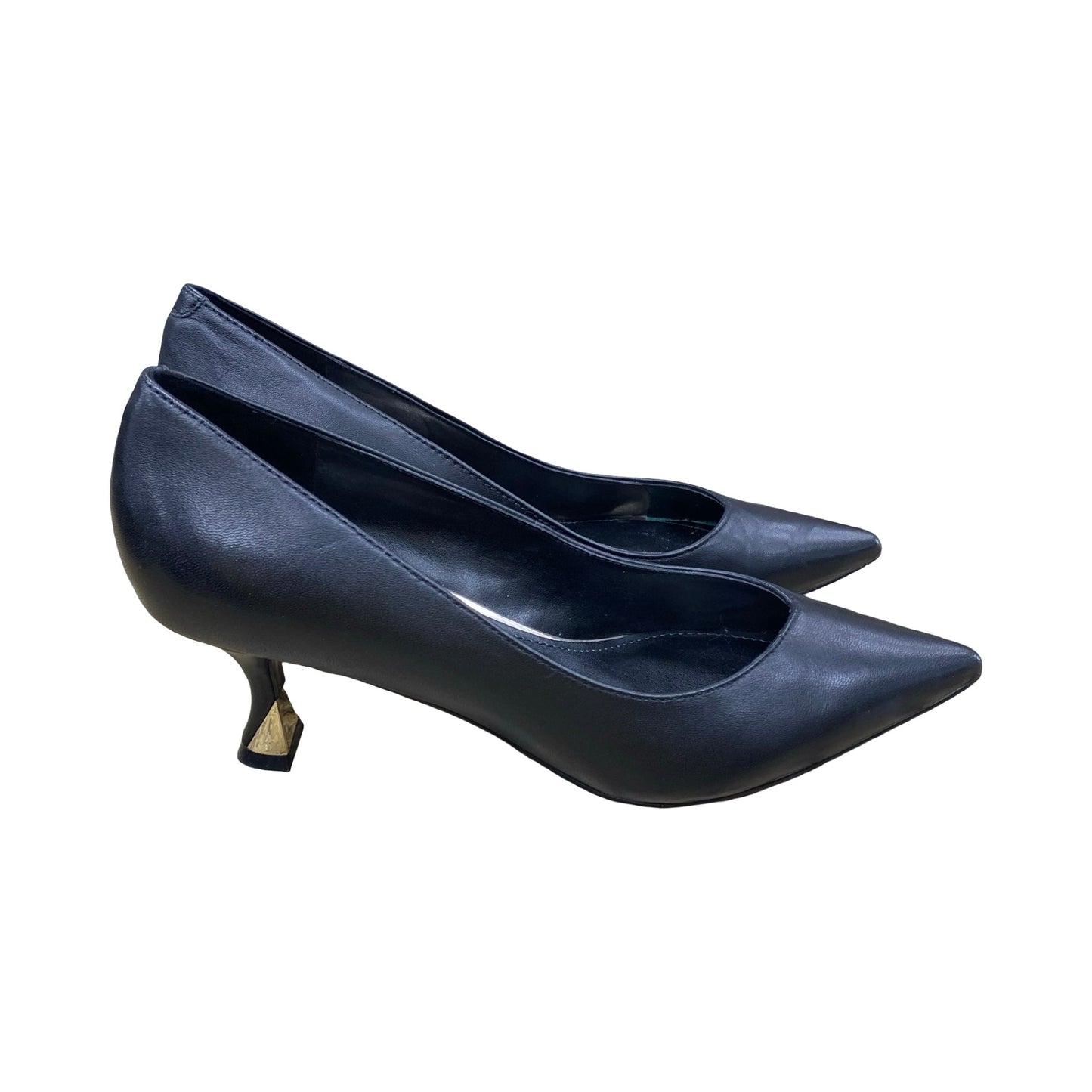 Shoes Heels Kitten By Nine West In Black, Size:8.5