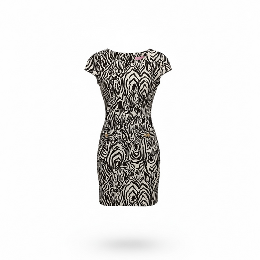 Dress Designer By Lilly Pulitzer In Animal Print, Size: Xxs