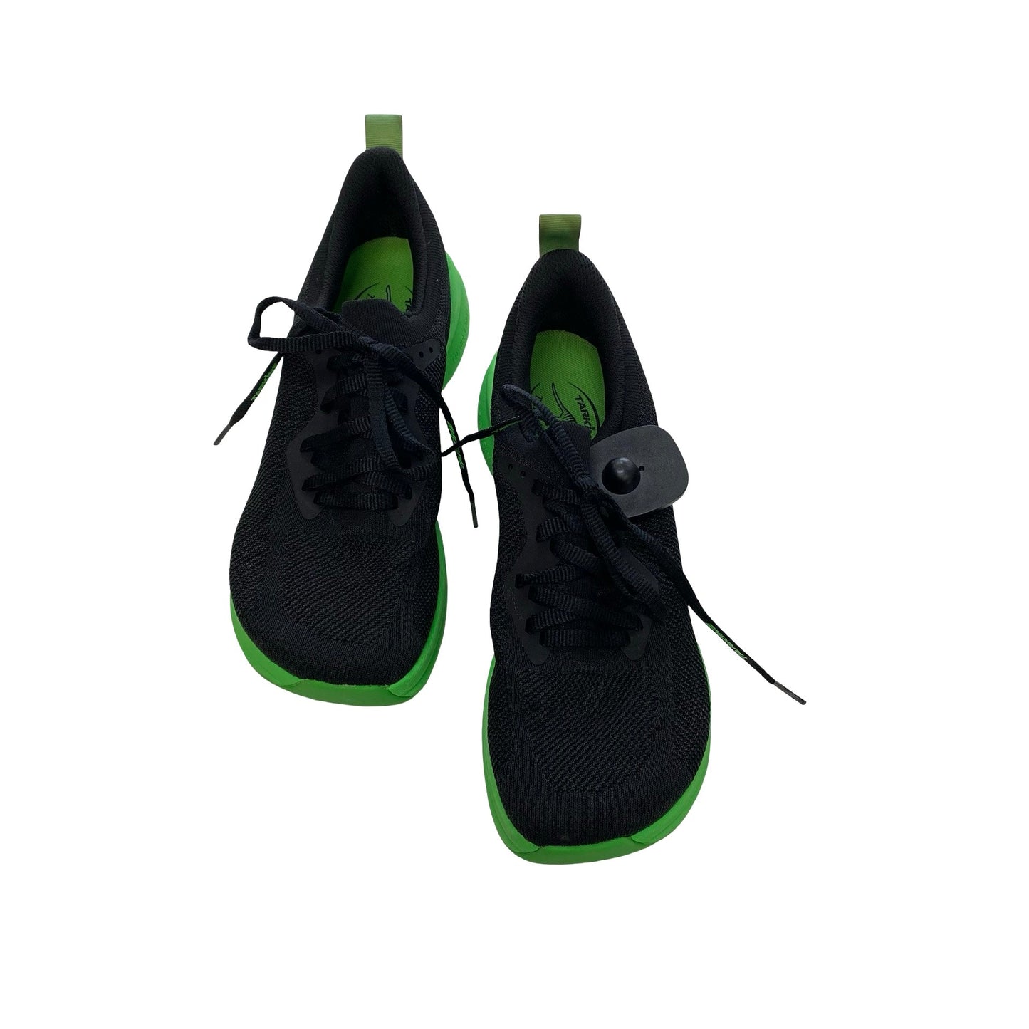 Shoes Athletic By Tarkine In Black & Green, Size:9.5