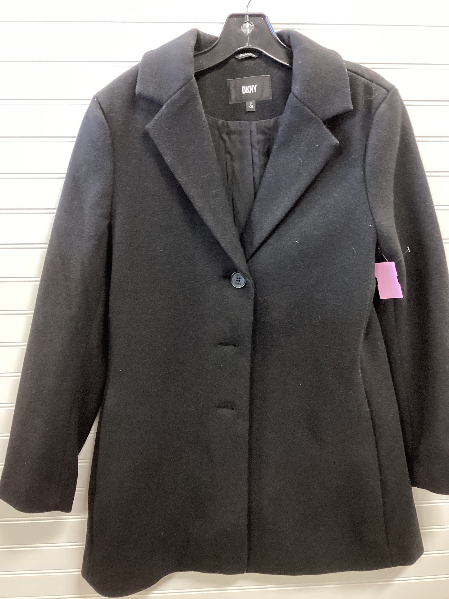 Coat Parka By Dkny In Black, Size:S