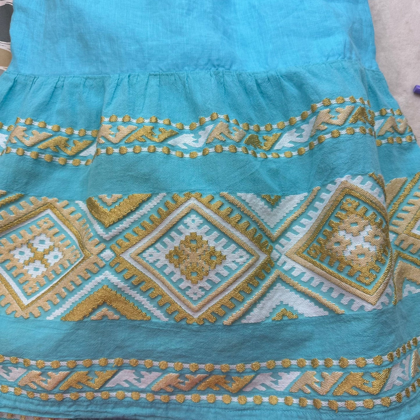 Dress Casual Maxi By Haris Cotton In Blue, Size: L