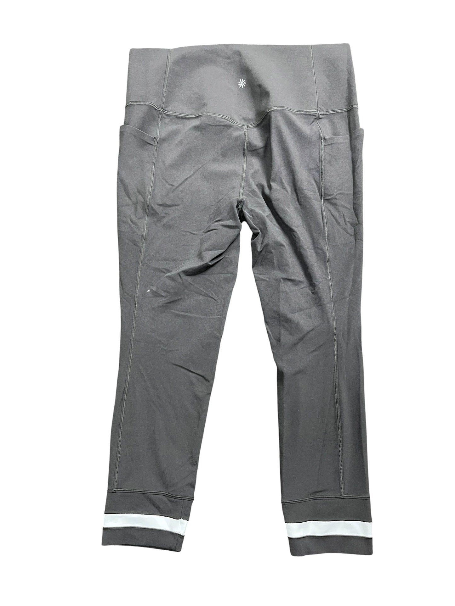 Athletic Leggings By Athleta In Grey, Size:Xl