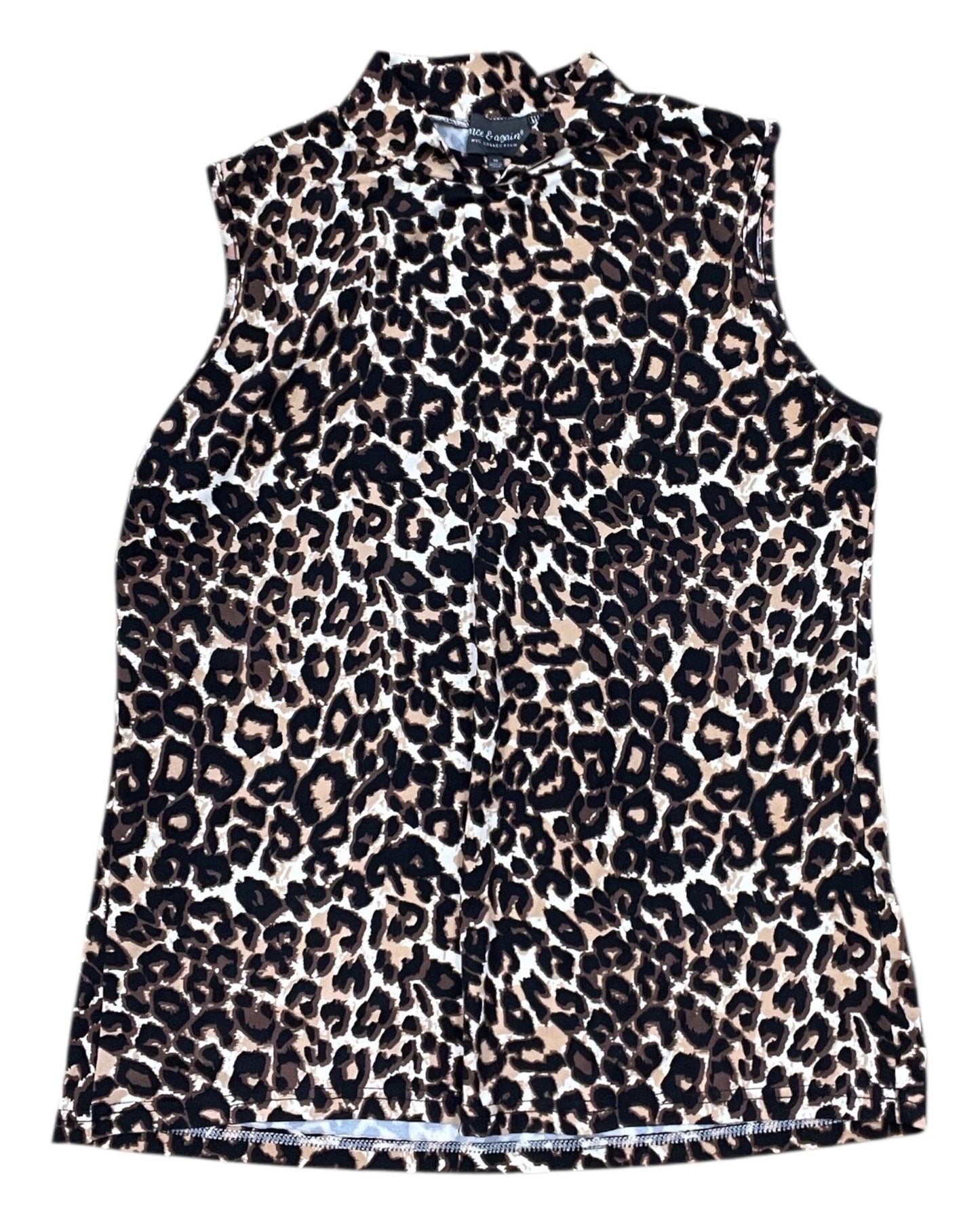 Top Sleeveless By Ny Collection In Animal Print, Size:M