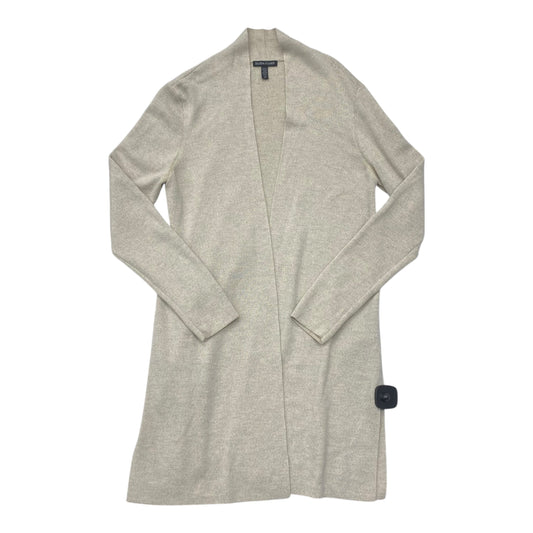 Sweater Cardigan Designer By Eileen Fisher In Beige, Size:Sp