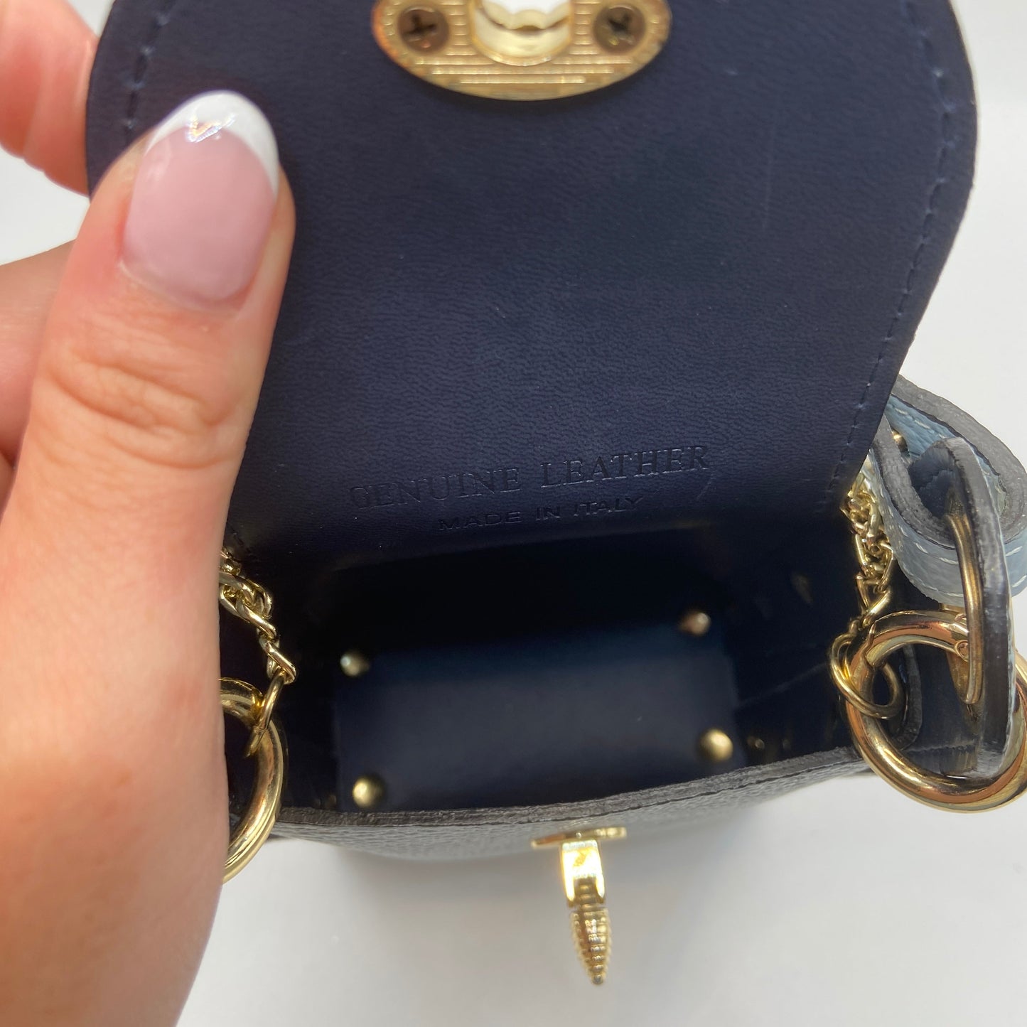 Crossbody Leather By Clothes Mentor, Size: Small