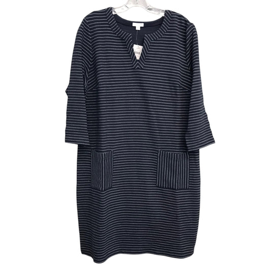 Dress Work By J. Jill In Blue & White, Size:L